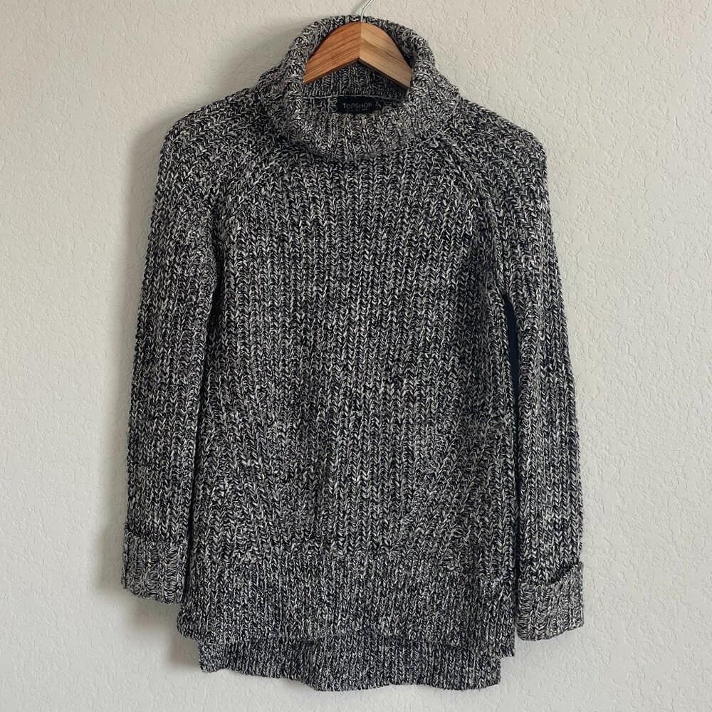 Topshop Knit Turtleneck Sweater Size 2